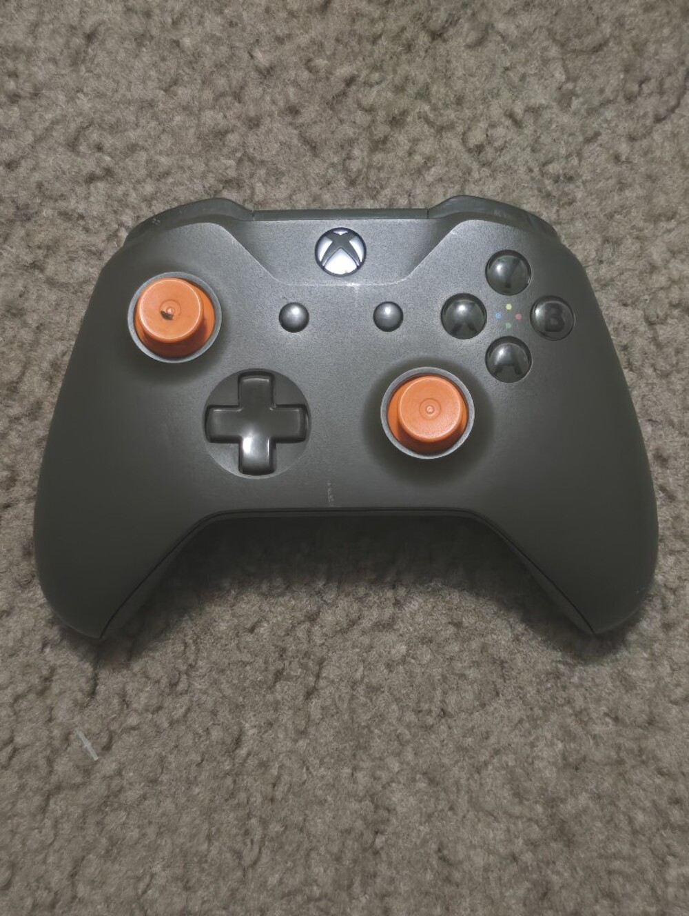 Microsoft Xbox One Wireless Controller - Green with Orange Accent